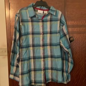 CG l cg Woman’s Flannel Shirt
